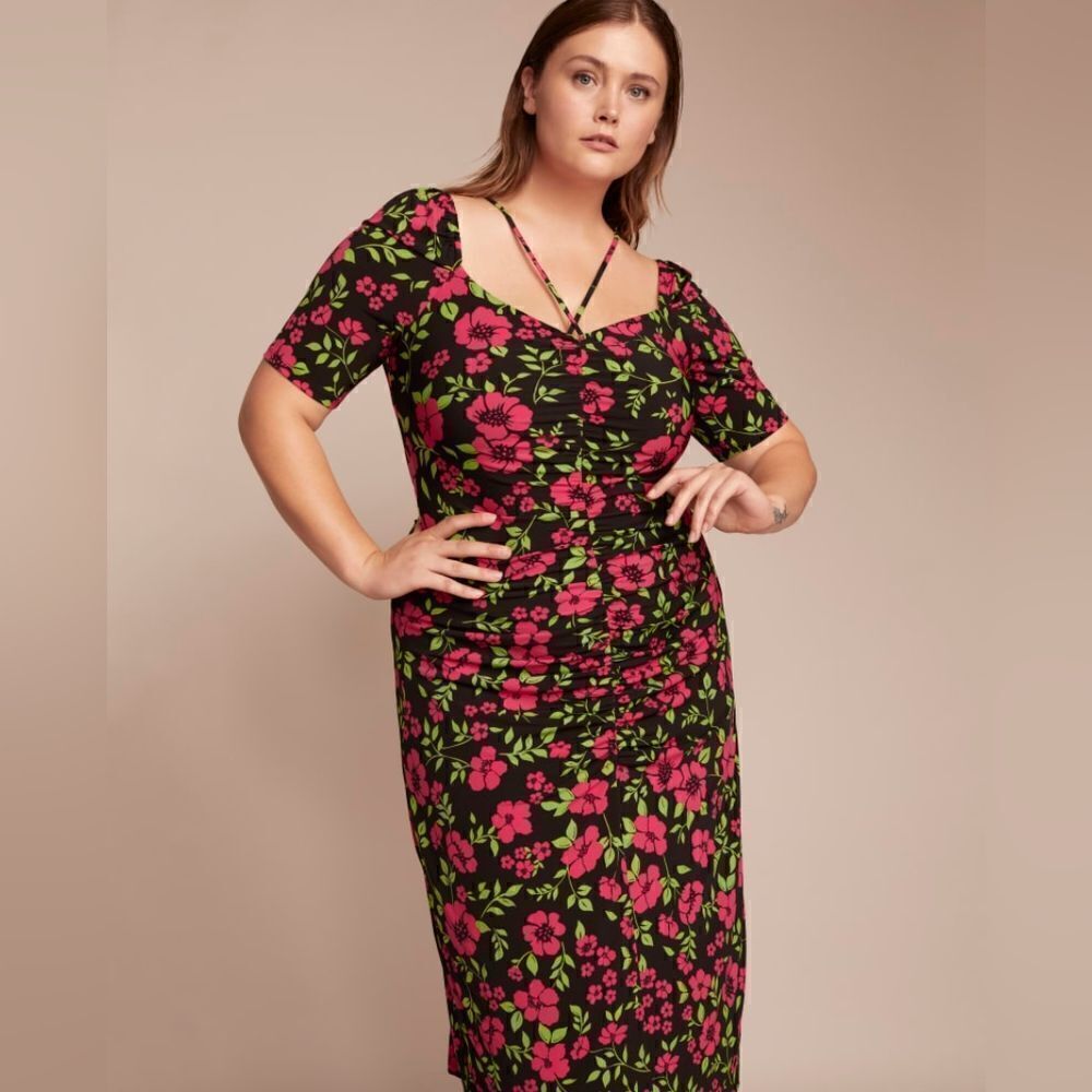 NWT 11 Honore Lauryn Floral Midi Dress
